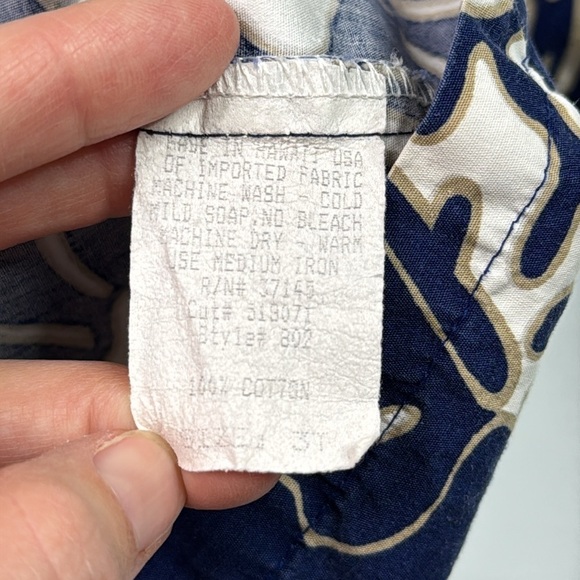 Hilo Hatties Blue Short Sleeve Button Up Shirt Size 3T - Picture 4 of 5